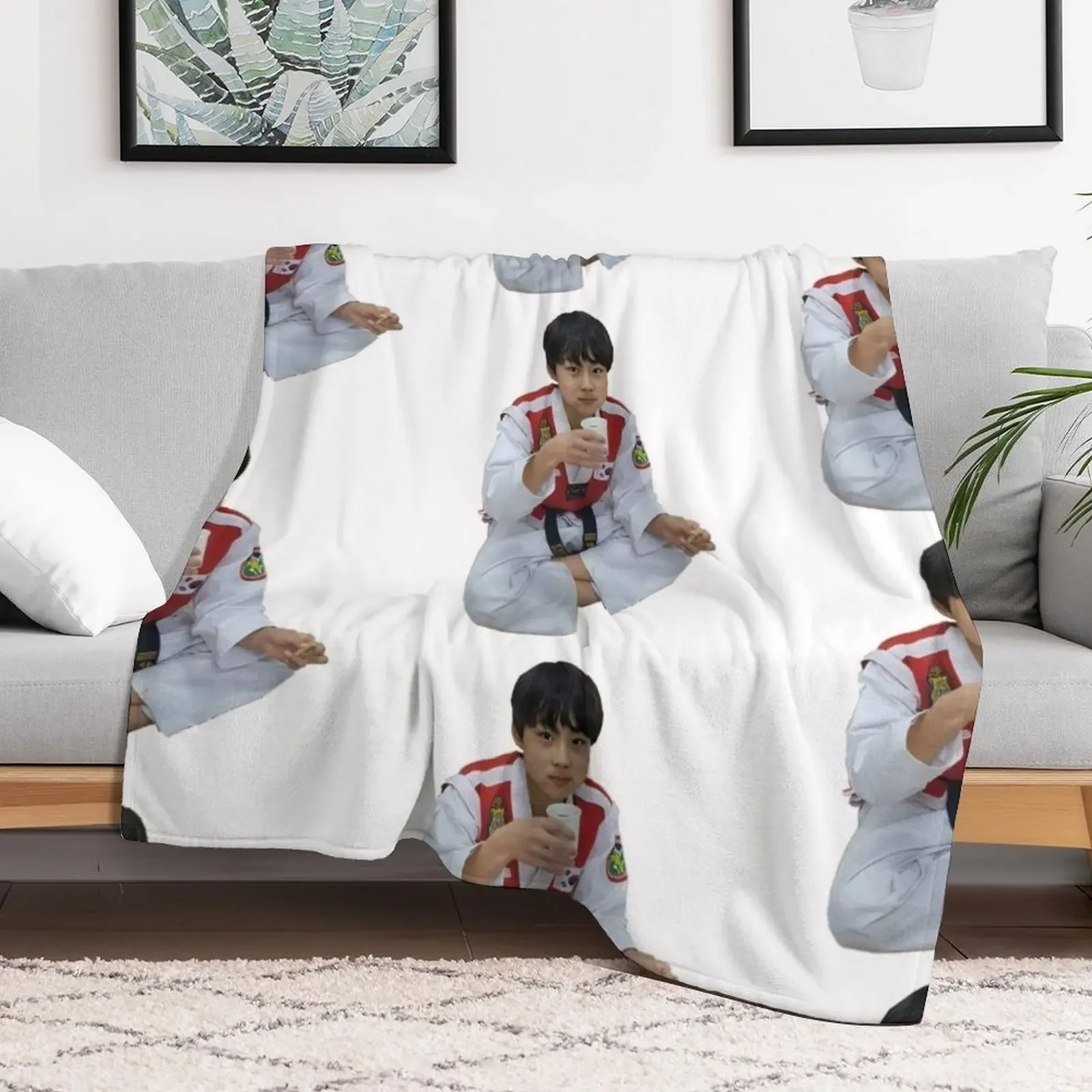 Jungwon Pre Debut I-LAND Throw Blanket Giant Sofa Baby Blankets