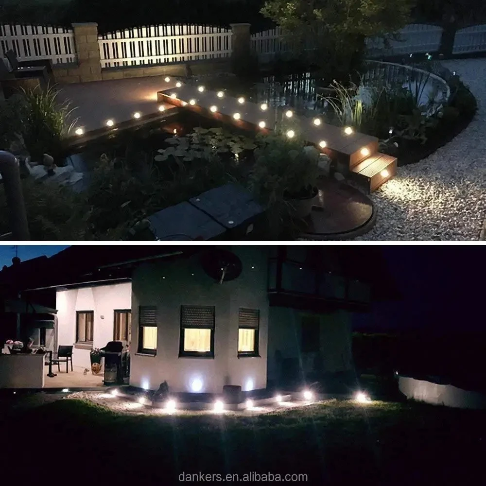 Imagem -05 - Impermeável em Embutido Led Deck Light Jardim Stair Lamp Lâmpada Subterrânea Deck Post Luz Wall Spotlight 32 mm Ip67 Aço Inoxidável