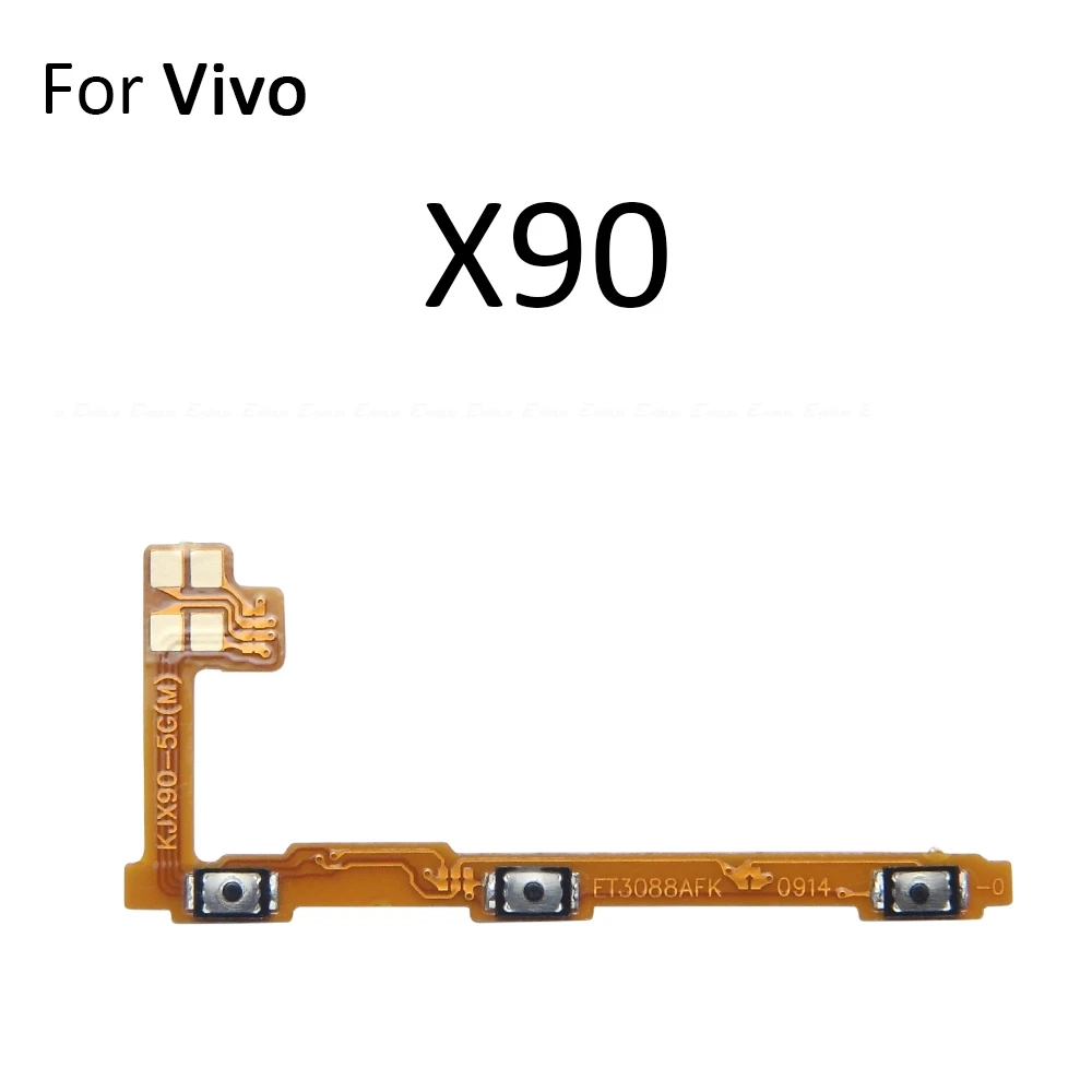 Switch Power ON OFF Button Flex Cable Ribbon For Vivo X90 X90s X80 X70 X60 X60t Pro Plus Lite 5G Mute Silence Volume Key Parts