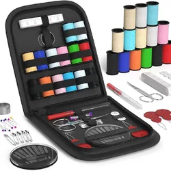 High End Portable Sewing Supplies Set, Sewing Thread, Manual Sewing Needles, Needle Thread, Small Scissors, 10 Pcs