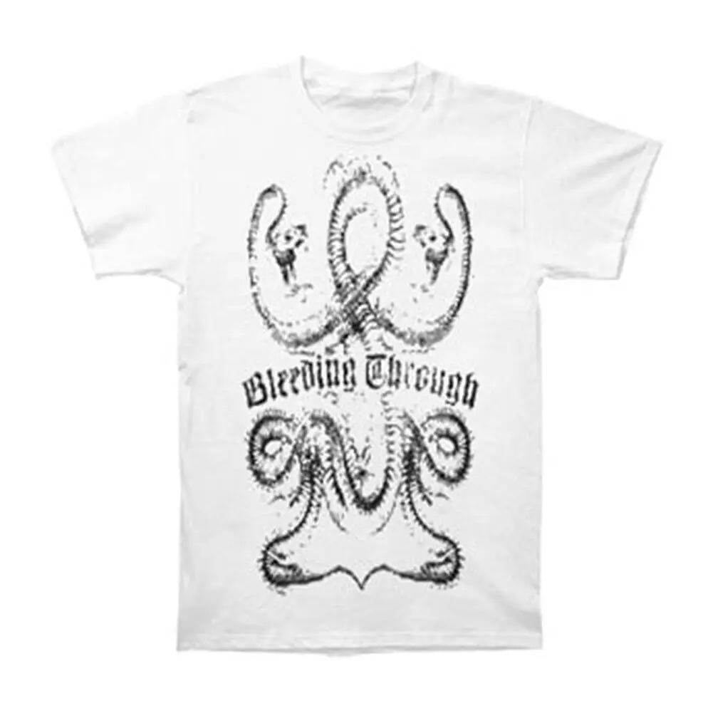 Men'S Bleeding Through Elusive T Shirt Small White