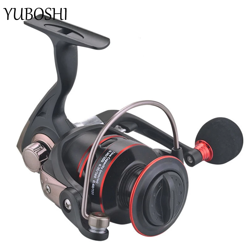 

YUBOSHI High Quality 5.2:1/5.1:1 Gear Ratio Spinning Reel 12+1BB Folding Rocker Fishing Reel Saltwater Fishing Tackle