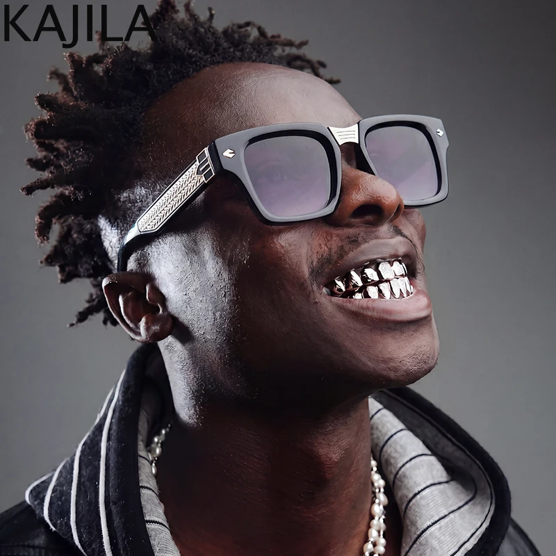 Oversized Steampunk Square Sunglasses Men 2026 Luxury Brand Design Vintage Outdoor Shield Sun Glasses For Male Retro Punk Shades