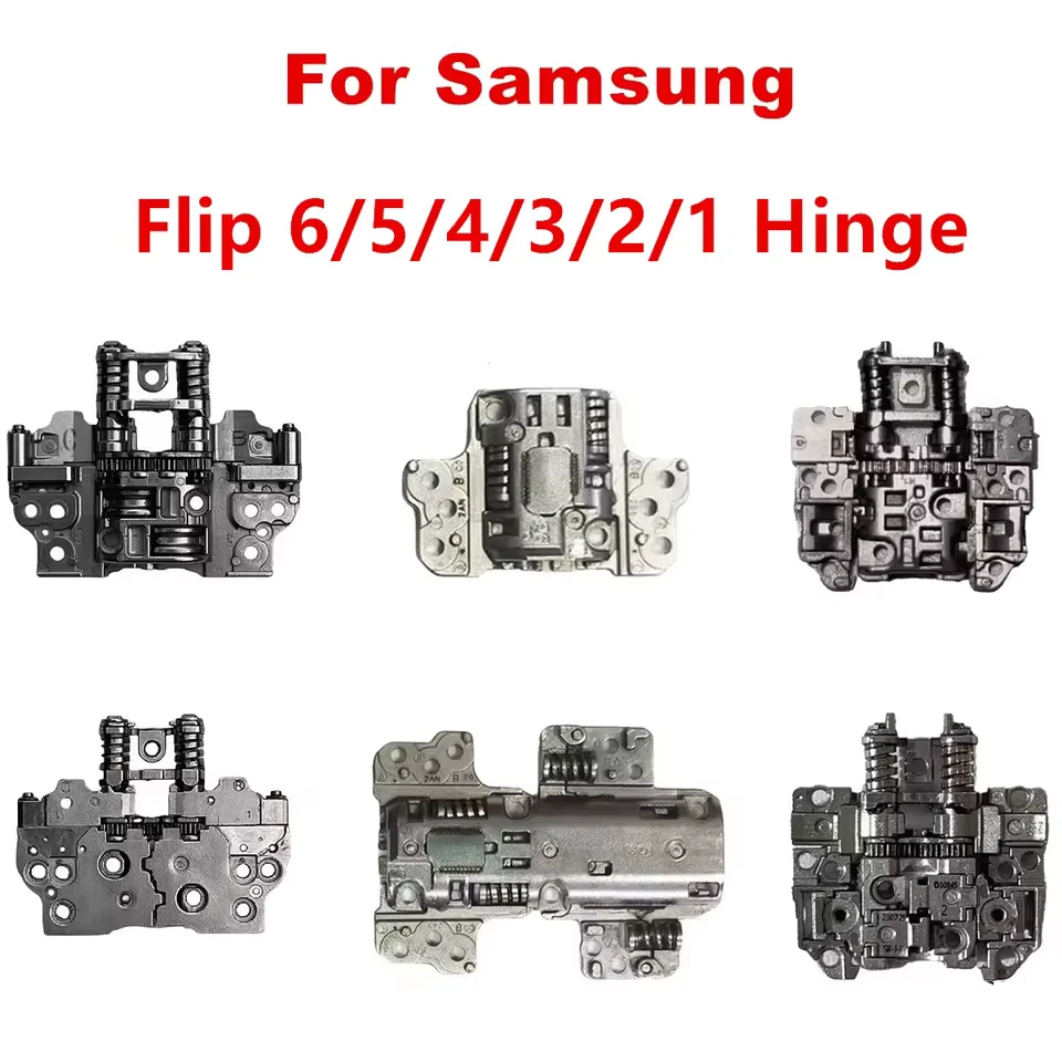 Hinge Shaft Middle Bearing For Samsung Galaxy Z Flip 6 5 4 3 5G F741 F731 F721 F711 F707 F700 Rotating Spin Axis Assembly Parts