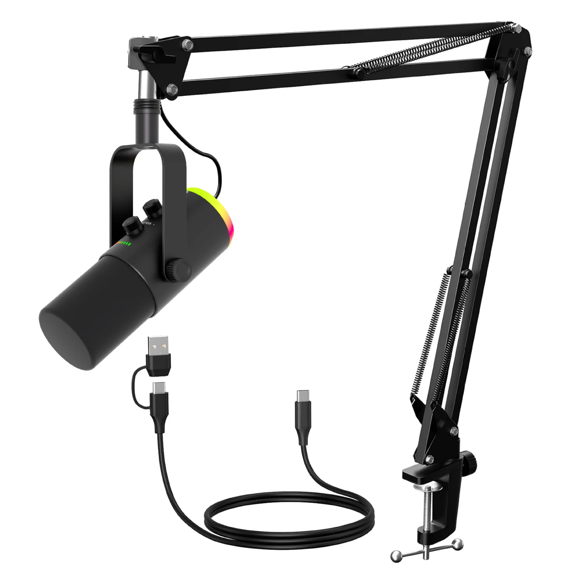 Youtube Gaming Accessories - 전문가용 USB 게이밍 팟캐스트 콘덴서 마이크