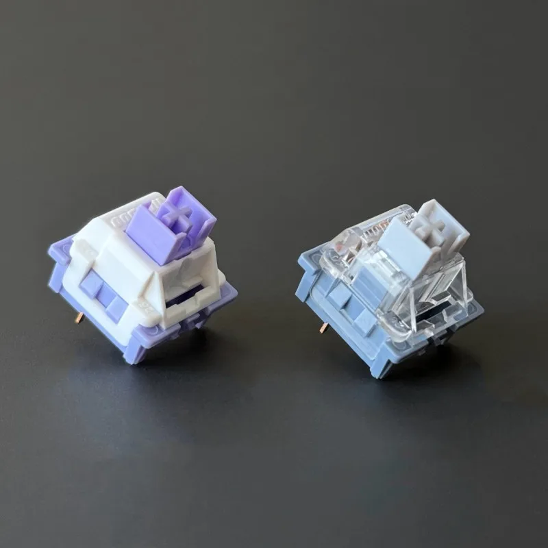 

Noppoo Switches Outemu Sea Whale Switches Hot Swap Mahjong Stone Sound Purple Rose Switches For Mechanical Keyboard