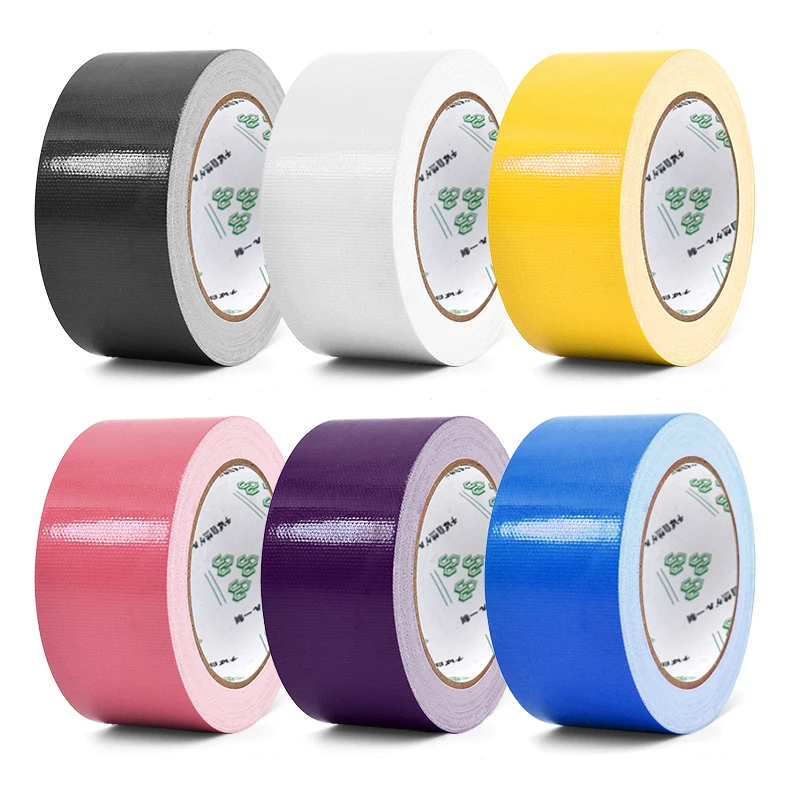 Color Base Cloth Strong Waterproof Tape 10Mx45mm Single Sided Non Marking Tape Wear-resistant Repair Cloth Tape Adhesive