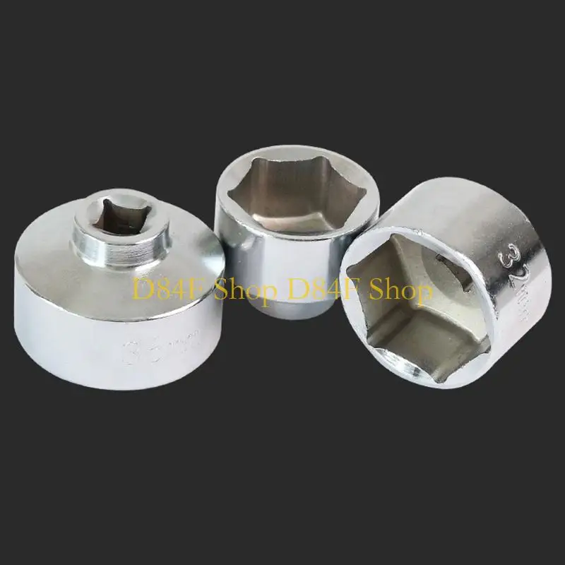 D84F 27/32/36Mm Oil Filter Socket Wrench 3/8 Drive Oil Filter Wrench For Car Repair