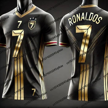 24/25 New Arrival Special Edition Football Jersey Ronaldos 7 Soccer Jersey TrainingUniform Breathable Oversize Unisex Fan Tshirt