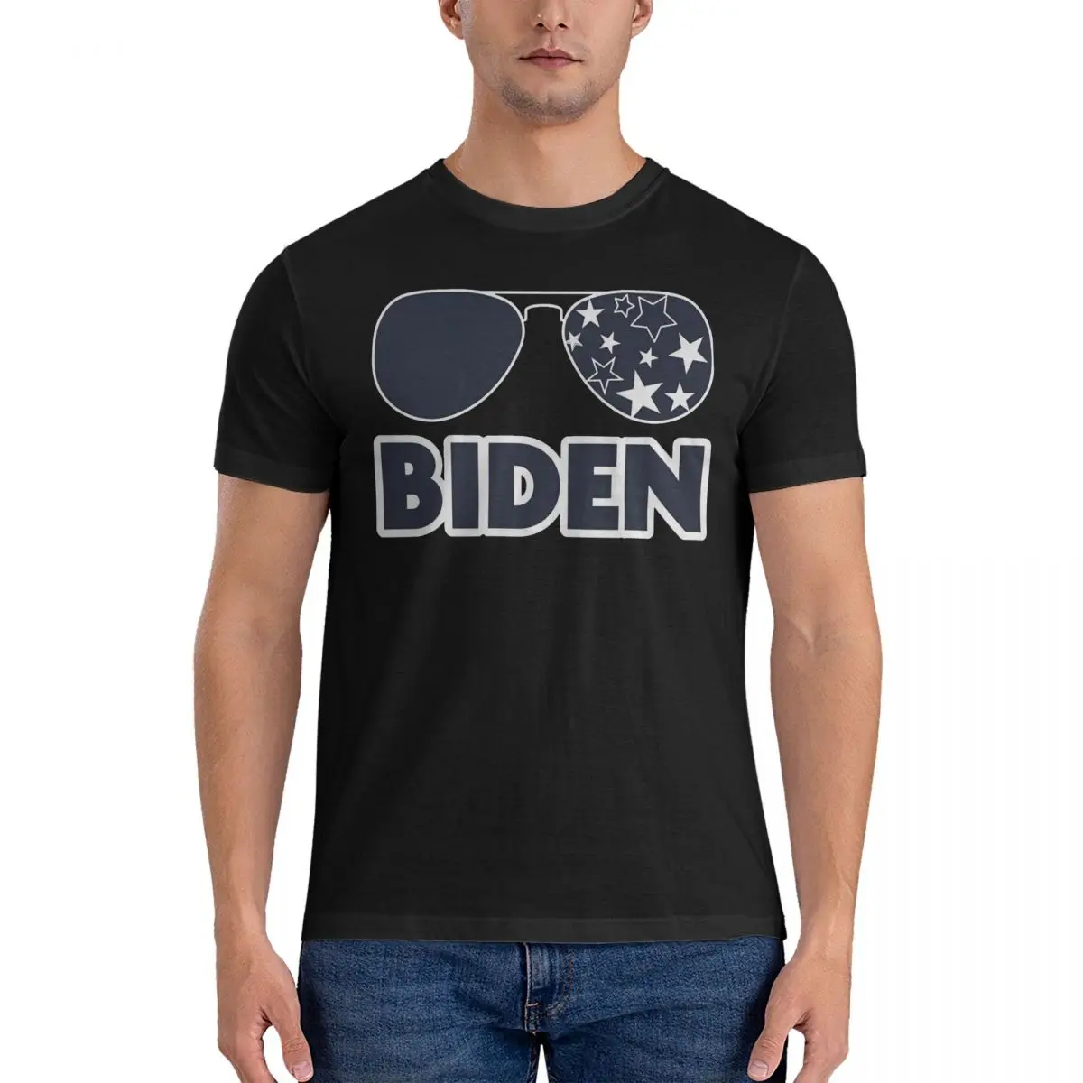 Patriotic Aviators Men T Shirts Joe Biden Vintage Tee Shirt Short Sleeve O Neck T-Shirts 100% Cotton 6XL Clothing