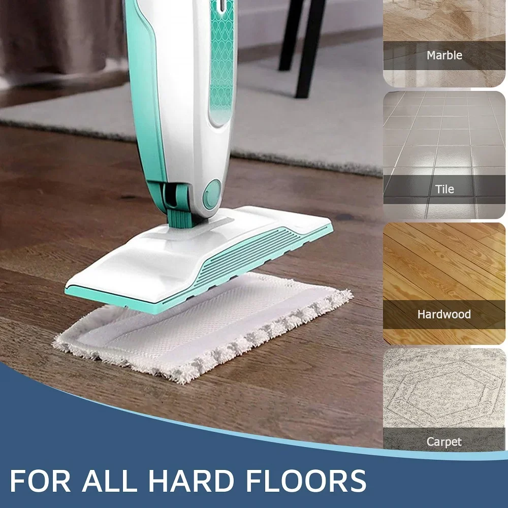 Washable Mop Pads for Shark, Steam Mop, Replacement Steamer Pads, S1000, S1000A, S1000C, S1000WM, S1001C, 32x19cm