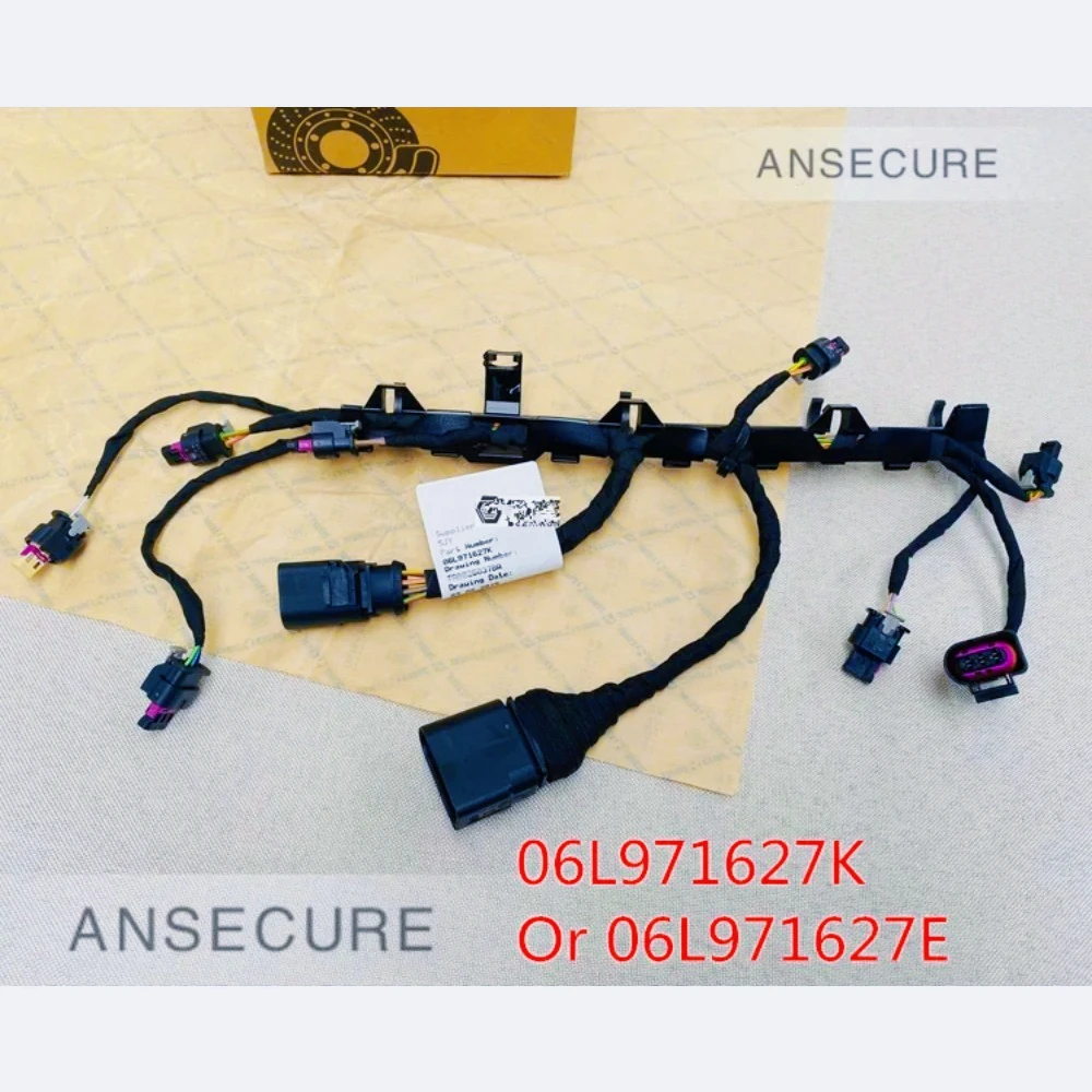 

ZZ-Petrol Engine High Pressure Injector Wiring Harness Cable For Audi A1 A3 A4 S4 A5 S5 A6 A8 Q3 Q5 TT 06L971627K 06L971627E