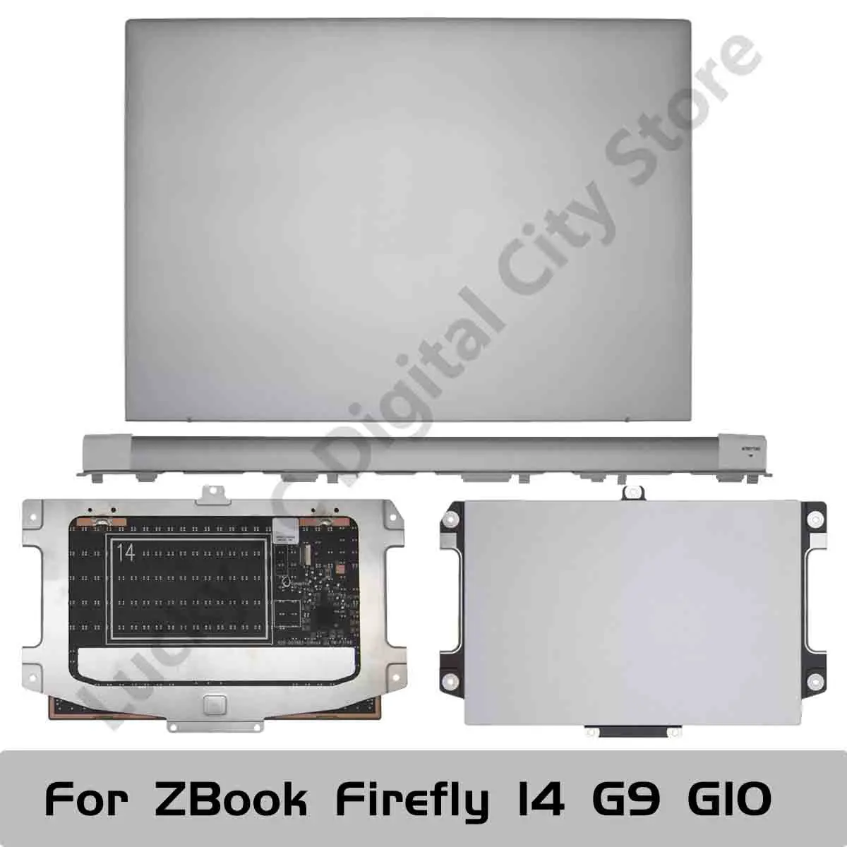 New Laptop Cover For HP ZBook Firefly 14 G9 G10 LCD Back Cover Hinges Touchpad Case Grey AH Shell N09222-001
