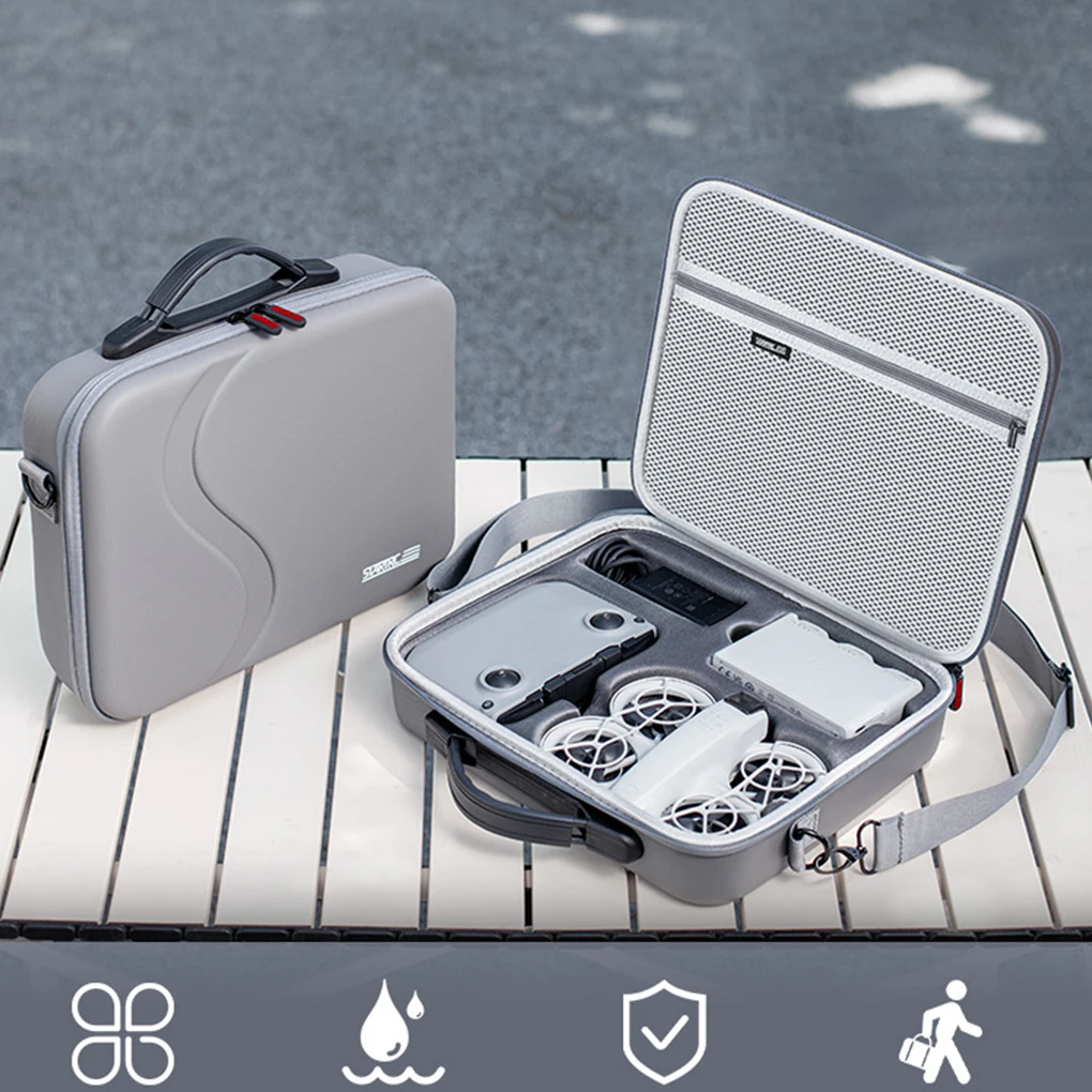 

New Carrying Case For DJI Neo Drone Accessories Storage Bag All-in-One PU Portable Handbag Travel Drop-resistant Shoulder Bag