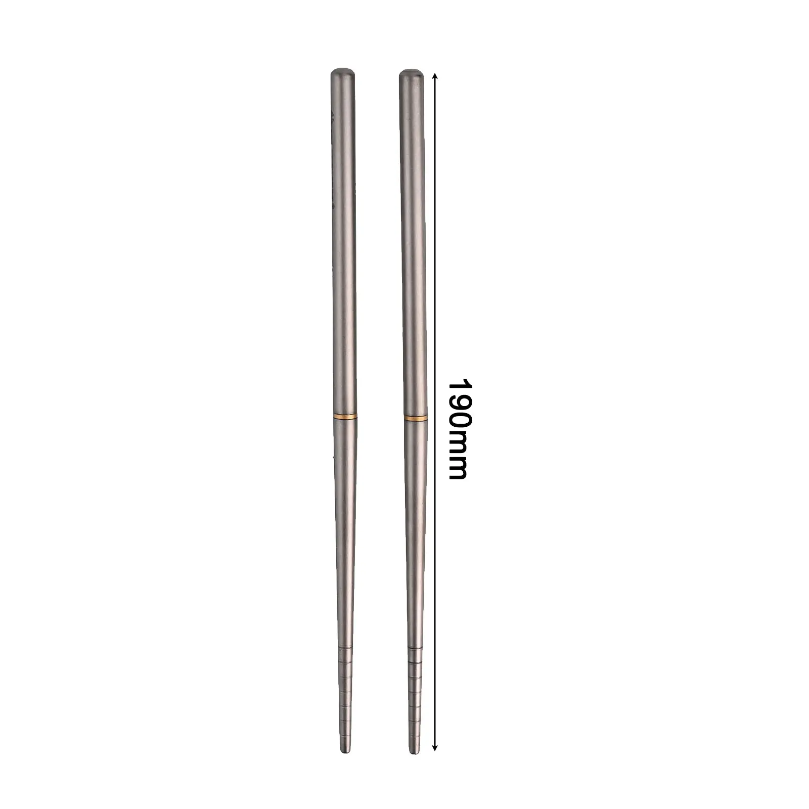 Portable Titanium Chopsticks for Camping and For Travel Lightweight and Rust Resistant Outdoor Eating Utensils