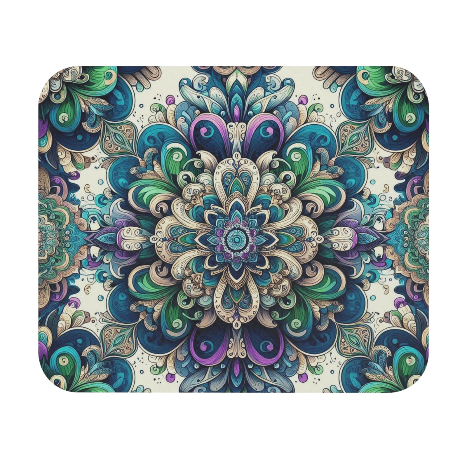 

Retro floral art design mouse pad, high-definition printed computer mechanical keyboard, rubber anti-slip, washable