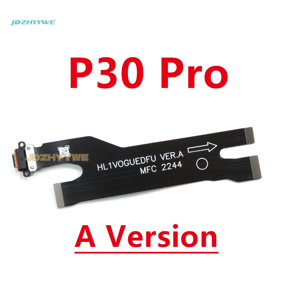 1 Uds placa de carga para Huawei P30 Pro p30pro puerto de carga USB conector de base placa PCB Cable flexible de cinta