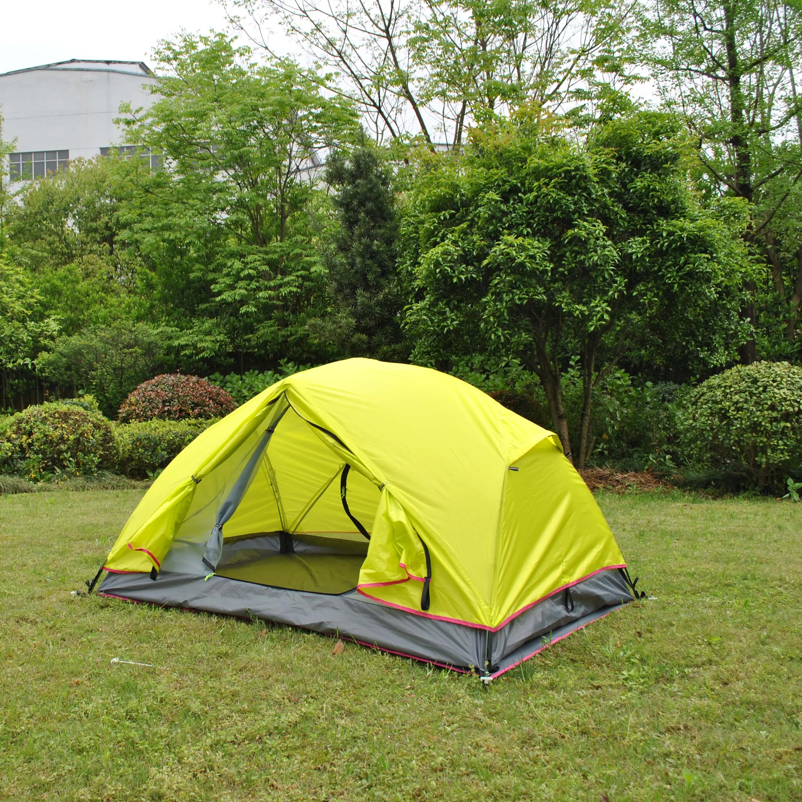 High-end Green Ultralight tent,Double Layers 2 Person camping Tent, CZX-484 mountain Tent,backpacking tent come with footprint