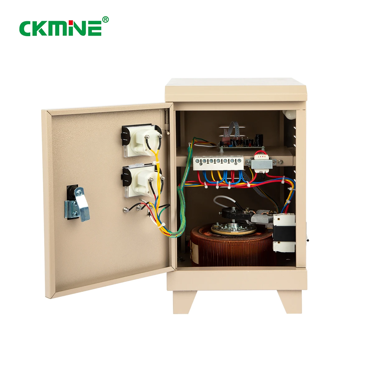 

CKMINE Servo Voltage Regulator Stabilizer 5KVA 3KVA 2KVA 1KVA Single Phase 220V 110V Auto Transformer Converter for Countries
