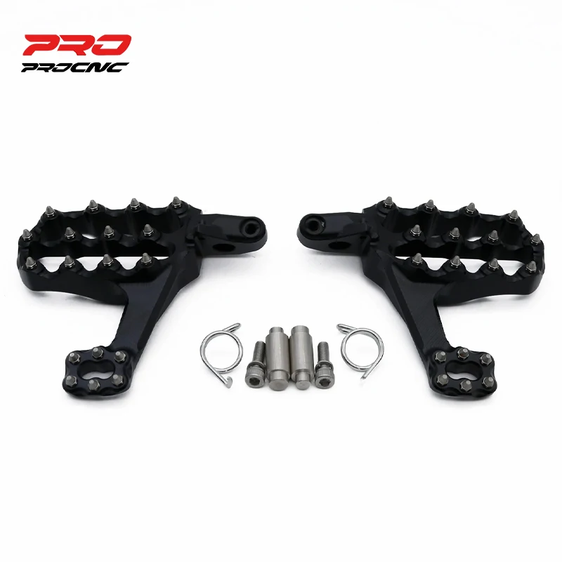 

For Husqvarna FC250/FC350/FC450 2016-2020 CNC Dirt Pit Pivot Bike Shark Tooth Foot Pegs Footpegs Footrests Pedals