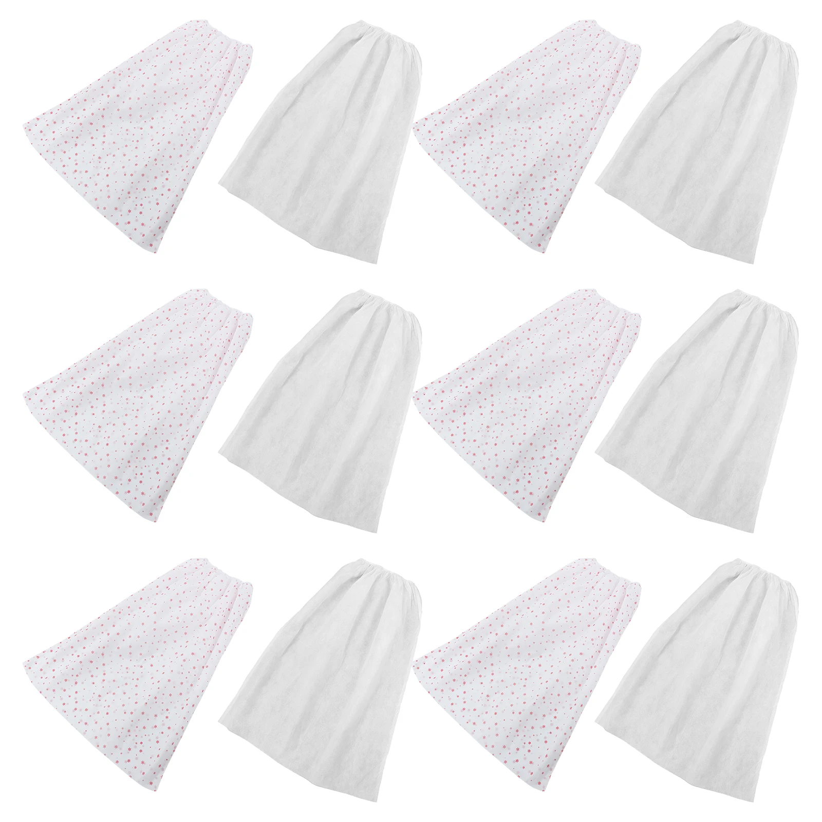 

20pcs Thick Non Woven Bath Skirts Disposable Spa Beauty Salon Clothing Multi purpose Women Bath Skirt One time Hygienic Design