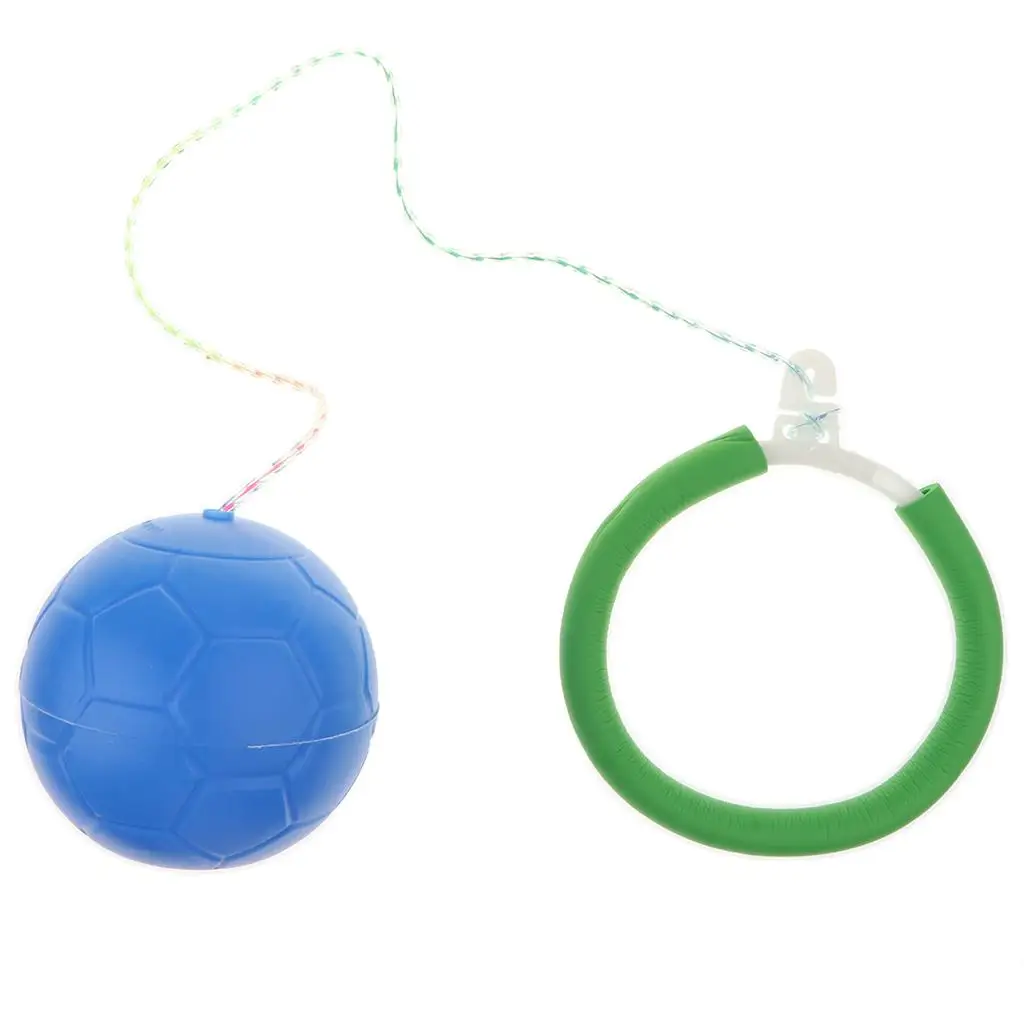 6 Colors for Choice - Kids Fitness Ankle Skip Ball Hop The Rope Swinging Toy