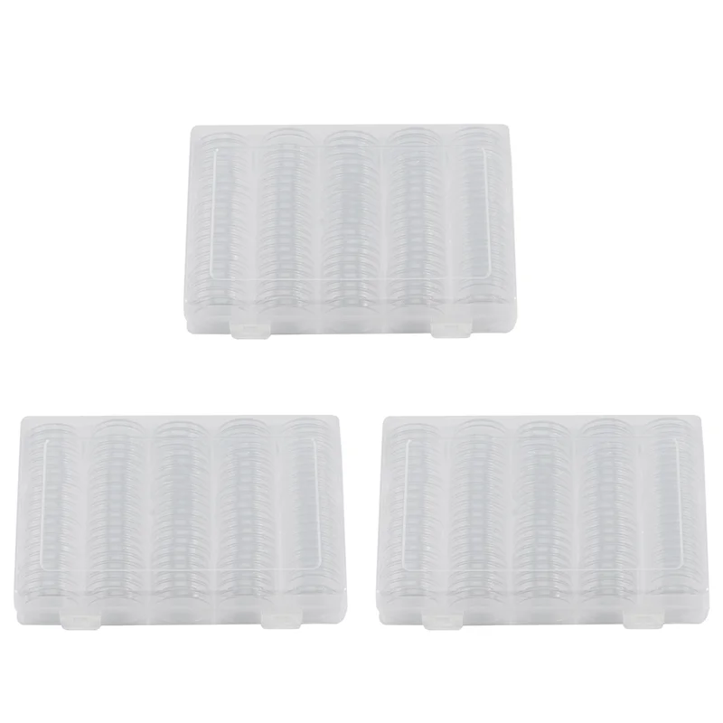 17/20/25/27/30Mm Coin Holder, 300Pcs Silver Coin Capsules With Foam Gasket, Professional Coin Case For Coin Collection-BTFL