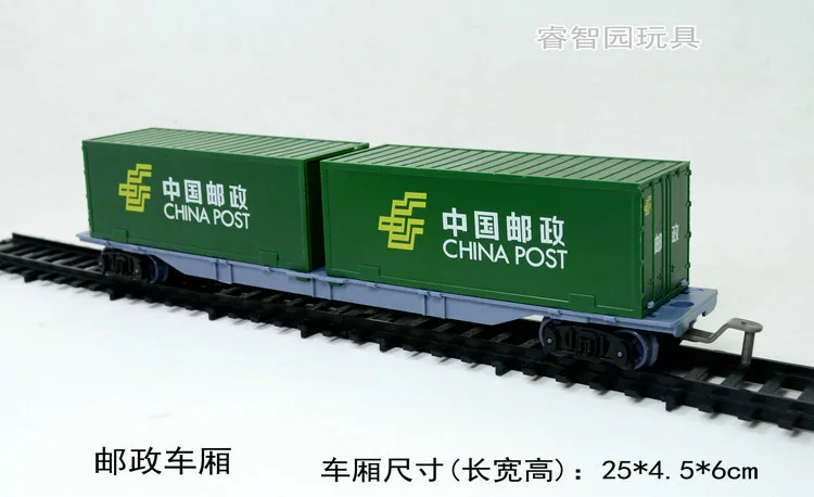 1/87 Postal Carriage Rack Model Children's Toy Scene Simulation Display Train Hobby 25x4.5x6cm Toy