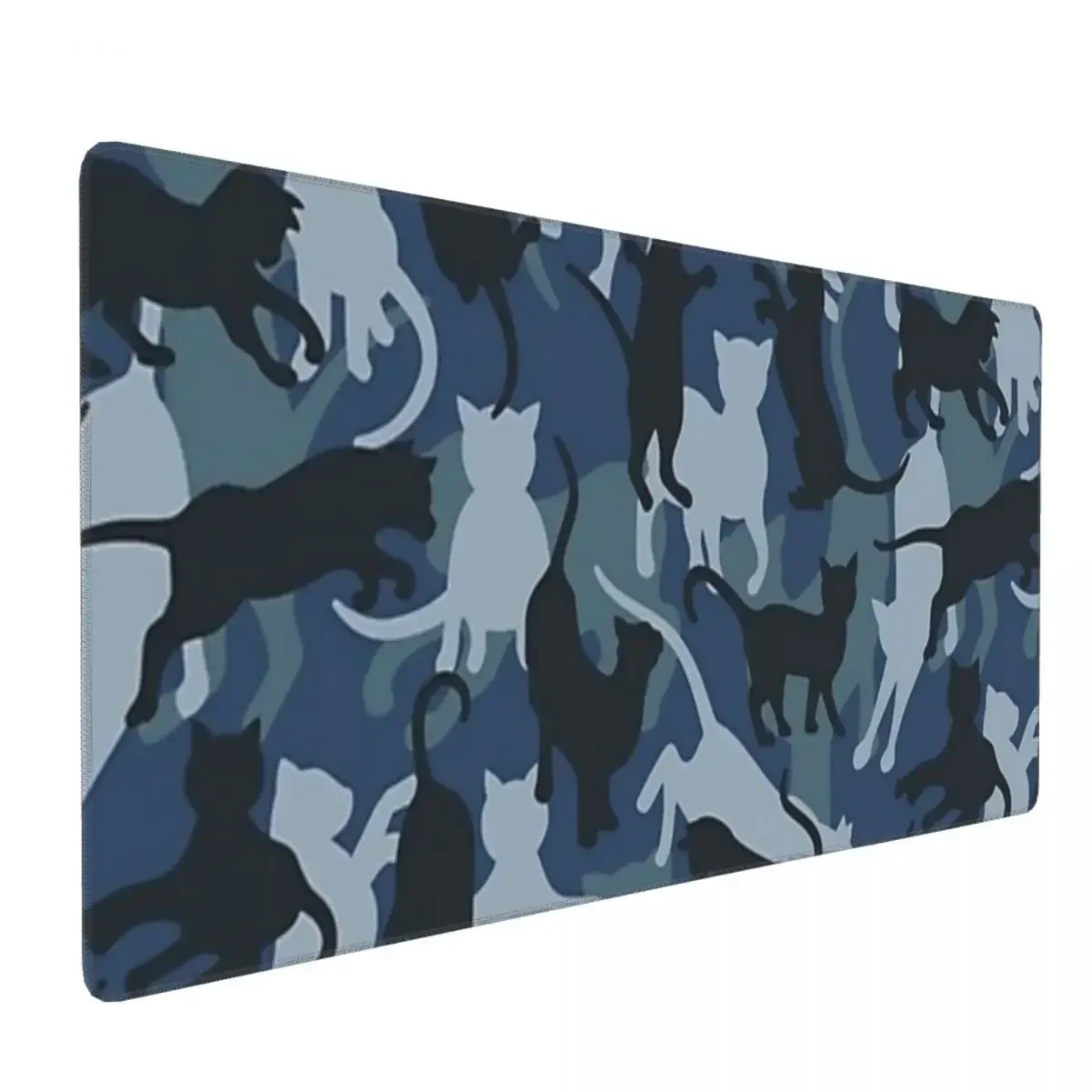 猫軍迷彩大型マウスパッドコンピュータキーボードマウスマットゲーマー PC ラップトップデスクマットオフィスアクセサリーテーブルマット