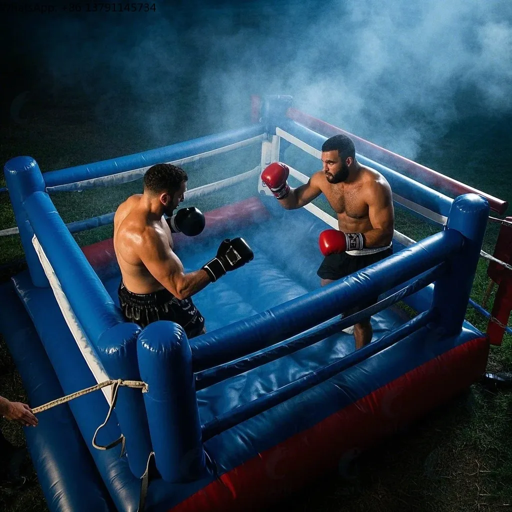 Inflatable Boxing Ring Outdoor Indoor Inflatable Boxi Ring Lightweight Foldable Inflatable Arena for Adult Boxing  Portable