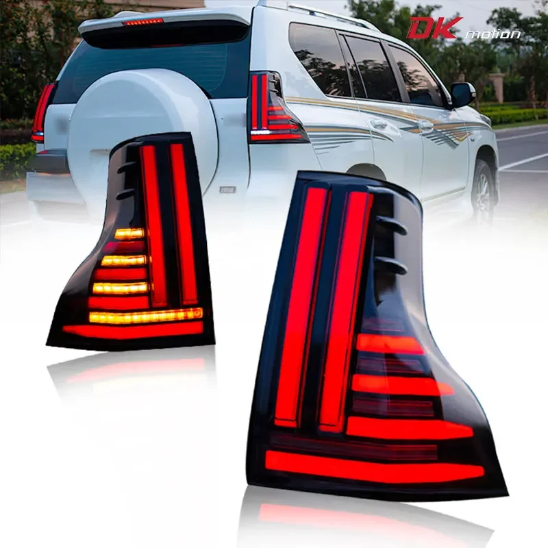 DK Motion Led Tail Lights For Toyota Prado LEXUS GX460 2013-2017 2018-UP Rear Lamp Assembly