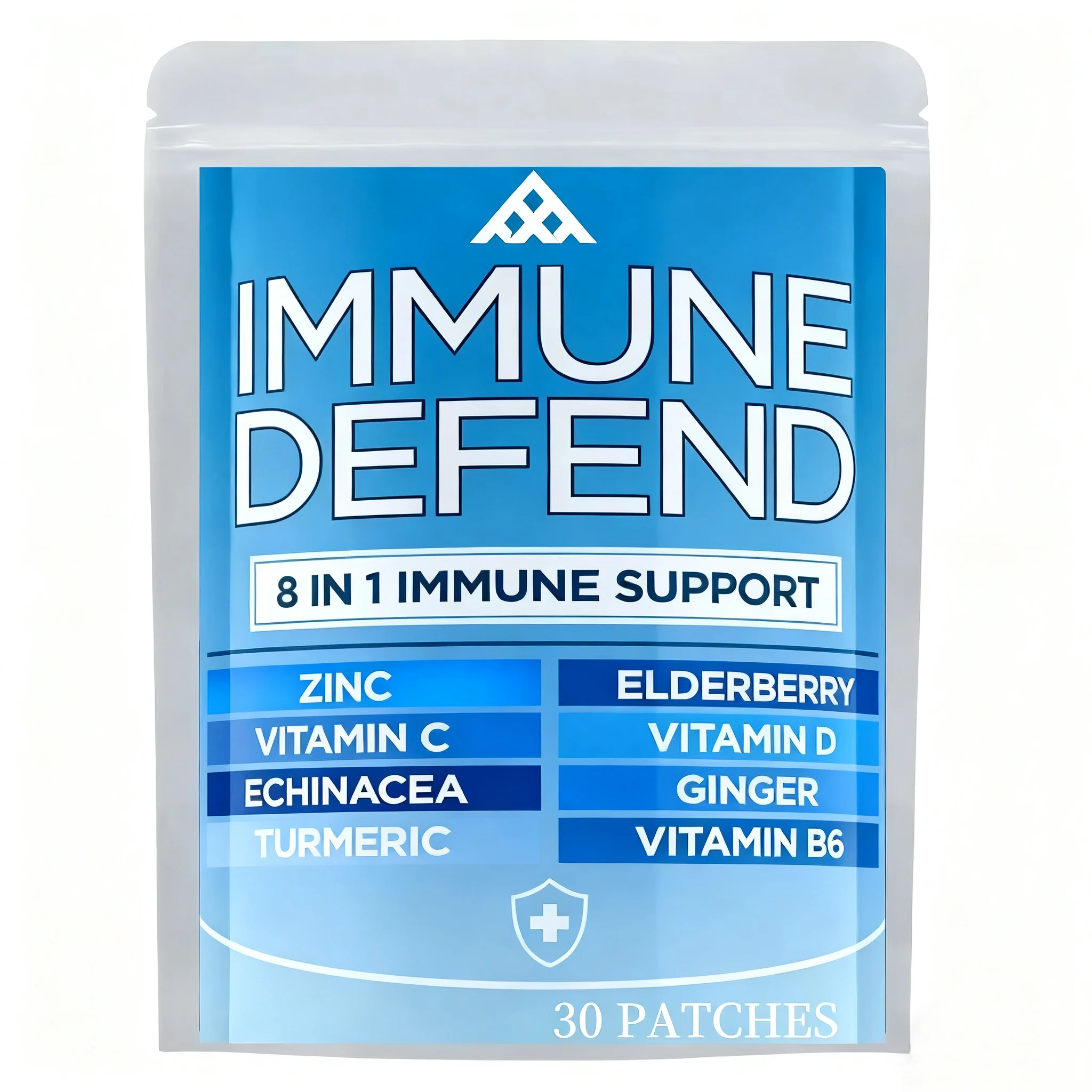 

Переплетные пластыри для поддержки иммунитета 8 в 1, поддерживающие иммунитет с Echinacea, витамином С и антиоксидантом цинка, поддерживающие иммунитет 30 пластырей