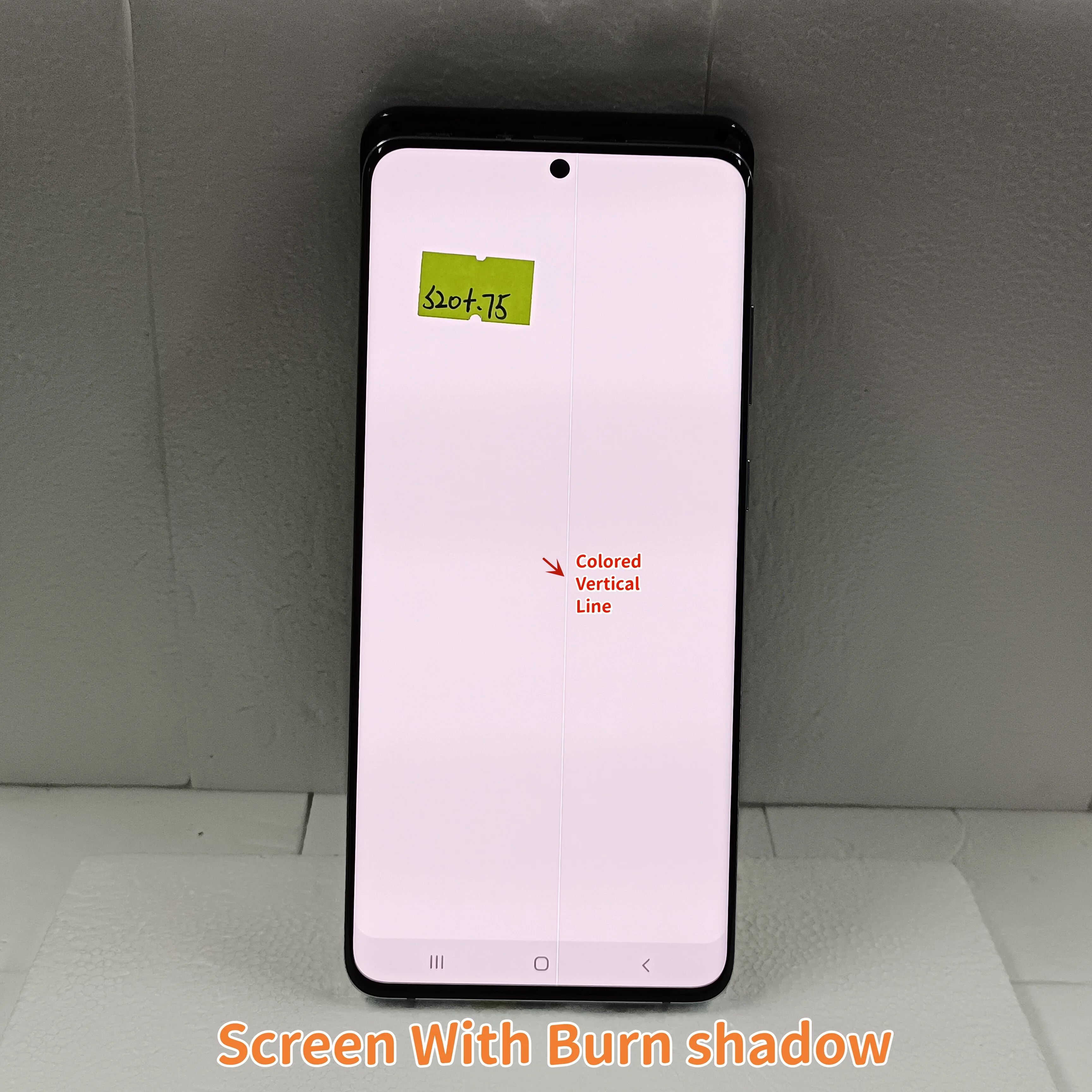 

6.7" Screen For AMOLED S20 Plus with Frame For Samsung Galaxy S20+ G985 G985F LCD Display Touch Screen Digitizer With defects