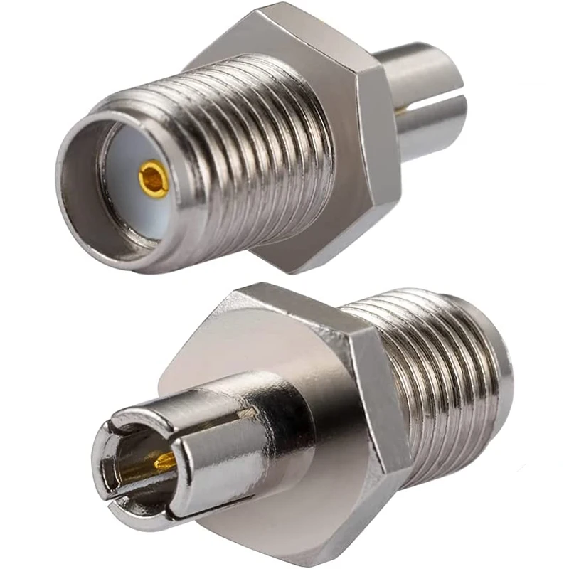 1 Stück RF-Koaxialadapter SMA-Buchse auf TS9-Koaxialstecker, vernickelte Verbindung. – Detail 2