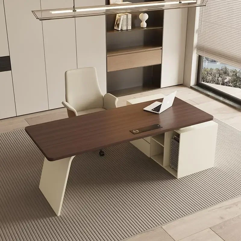Minimalism Italian Office Desks Nordic Luxury Designers Computer Office Desk Modern Creative Office Furniture مكاتب كمبيوتر FYOD