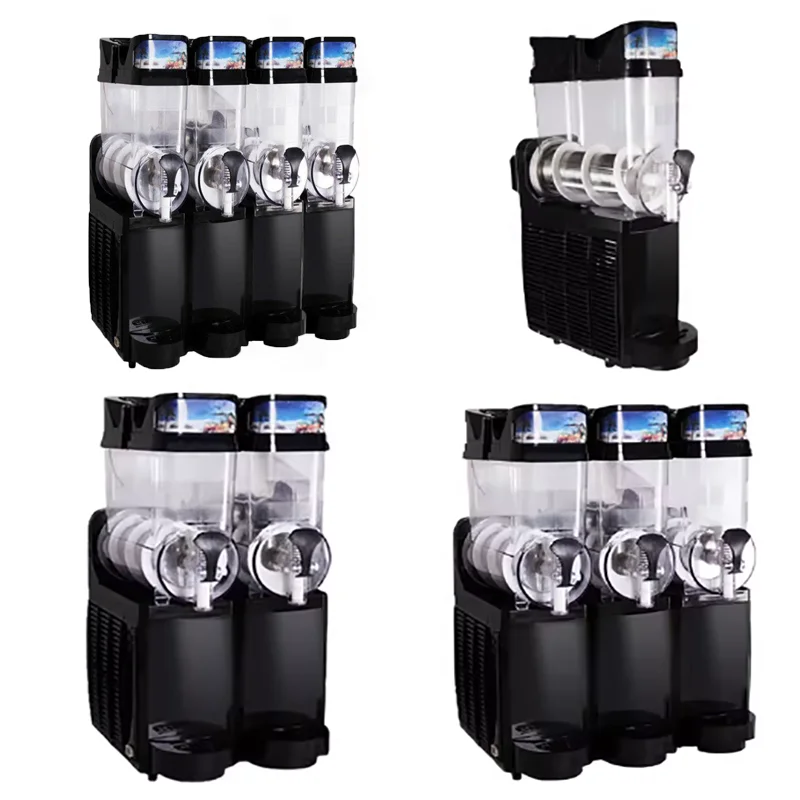 آلة طين تجارية أوتوماتيكية بسعر منخفض مع 3 آلة ثلج طين الخزان #2