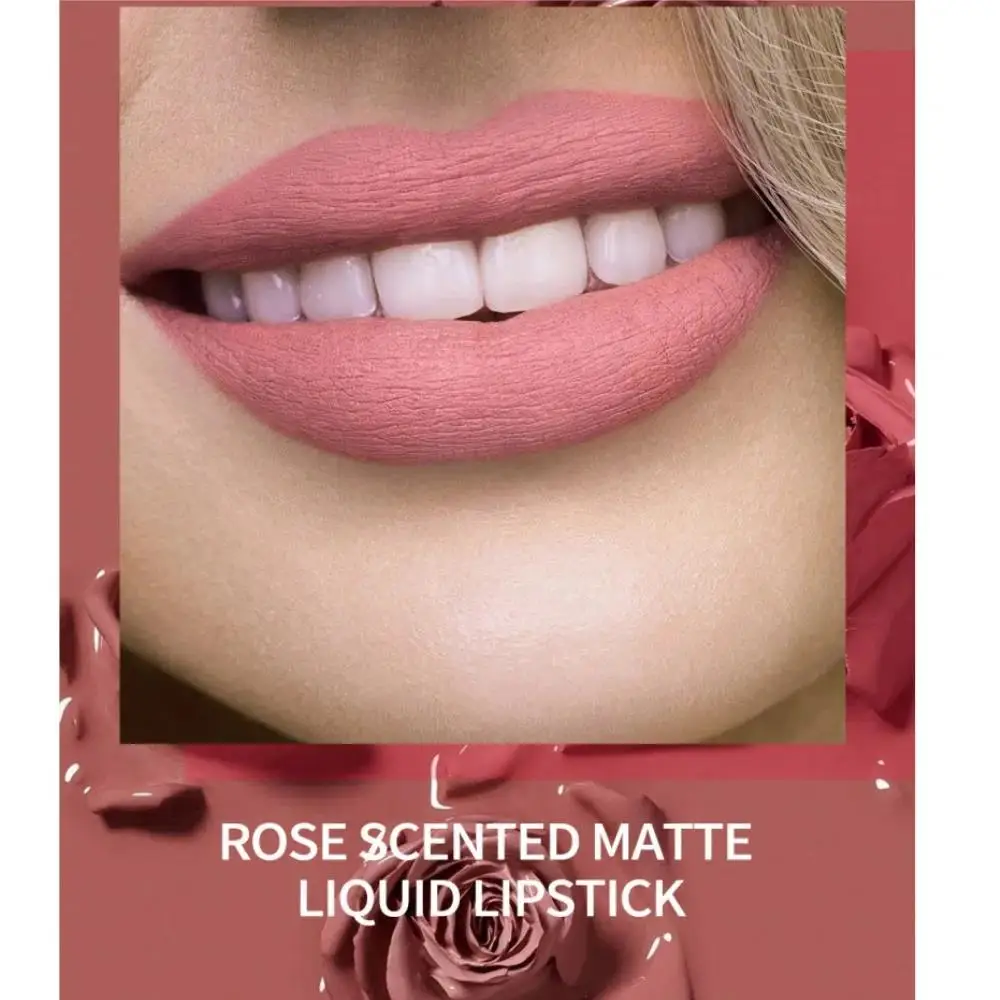 HANDAIYAN ベルベットマットリップスティックセット 6色 防水 長持ち リップグロス クルエルティフリー ヴィーガン ビューティーギフト 女性向け