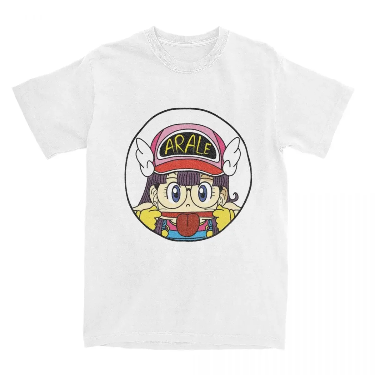 Arale Popo Vintage Unisex T-shirts for Man Woman Short Summer Tees Casual Cotton New Arrival Fashions Couple's Cloths