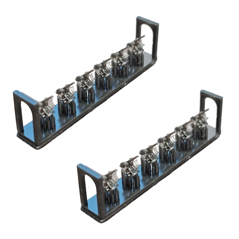 12PCS 1/700 Scale QF 4.5-inch Mk V Naval Gun Model Medium-caliber Guns Static Ornaments DIY Parts for Battleship Cruiser Models