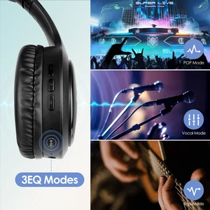 Siindoo JH-919 Headphone Lipat Nirkabel Earphone Stereo Bluetooth Peredam Bising Bass Super dengan Headset Mikrofon untuk Ponsel 10 head phone peredam bising penjualan terbaik - №