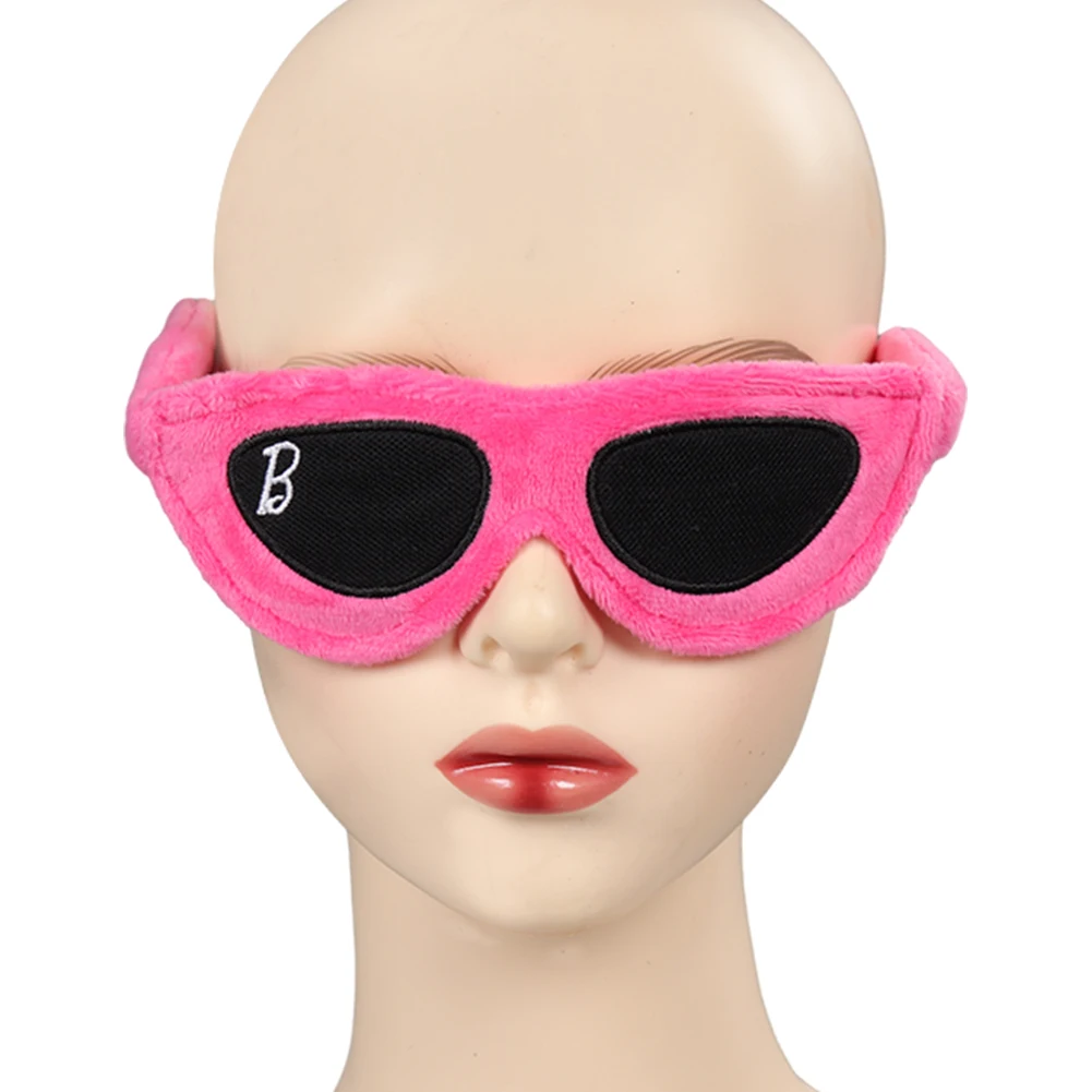 Maska na oczy Margot do makijażu przebierankowego dla kobiet, do spania, podróży, odpoczynku, filmów, akcesoria do kostiumu Barbie, okulary, rekwizyty fantazji dla kobiet