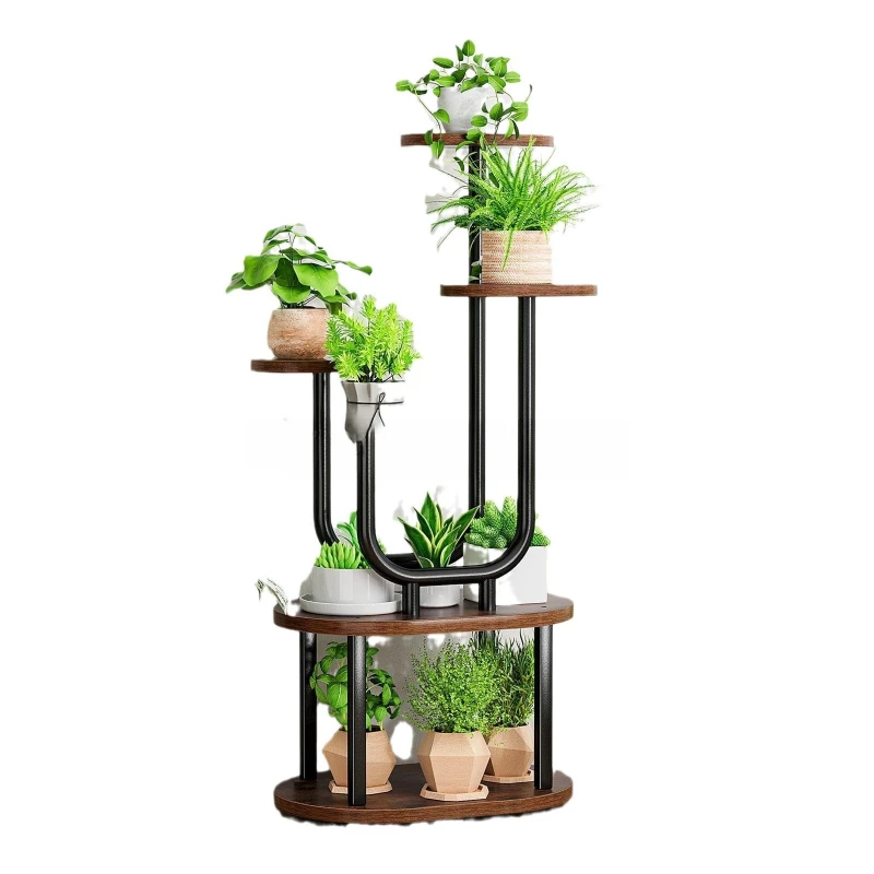 

Plant stand, with growth lamp, multi-layer lighting plant, stand U-shaped flower stand