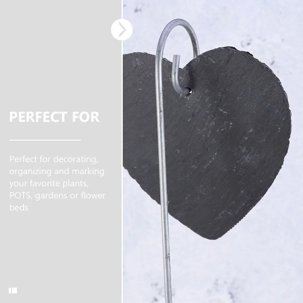 

Набор из 3 прочных сланцевых табличек для растений: маркеры для сада, садовые этикетки для суккулентов и овощей, декор для газона