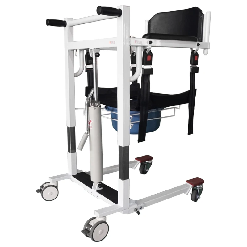 Patient transfer chair Easy mobile transfer  Disabled elderly patient bathroom bath mobile chair