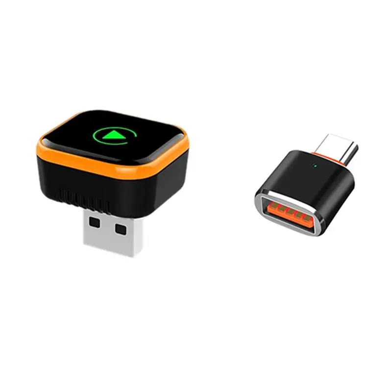 

AA60-2In1 Мини-беспроводной адаптер Carplay Android AUTO Smart AI Box Wi-Fi и Bluetooth5.0 + голосовое управление, проводной к беспроводному Carplay