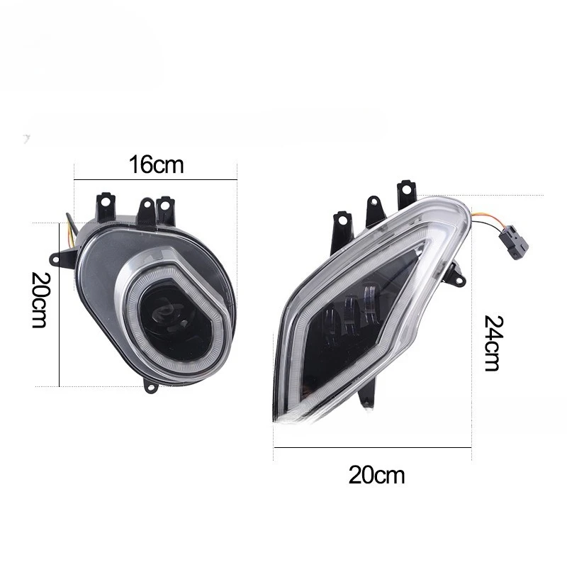 مناسبة لسيارات BMW BMW Motorcycle S1000RR Dual R المعدلة تسليط الضوء على المصابيح الأمامية LED 2010-2014