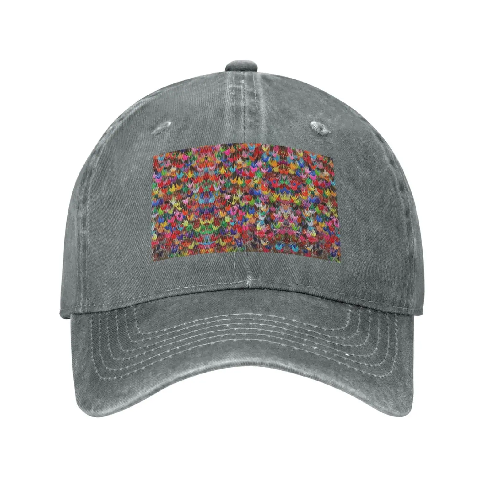 Origami Paper Cranes Print Funny Adjustable Baseball Cap,Sun Hats,Unisex Trucker Caps Outdoor