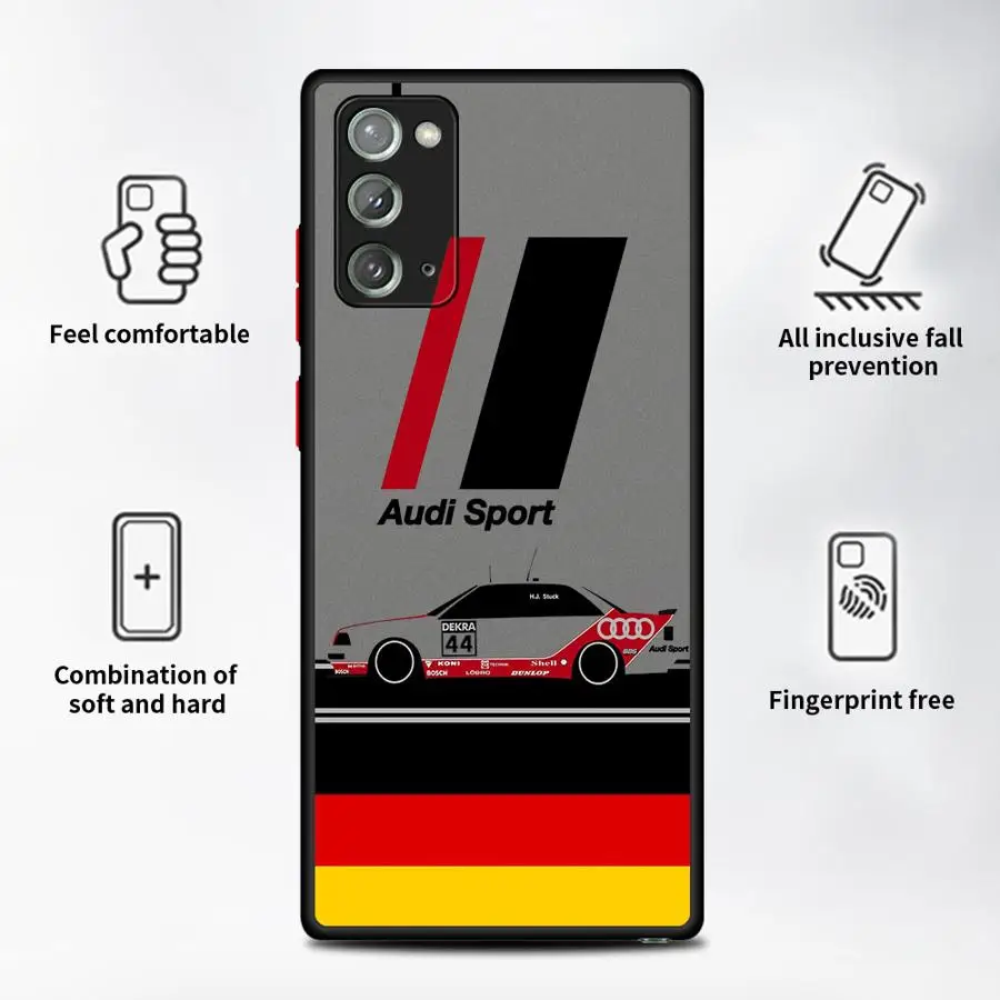 Custodia morbida per Samsung Galaxy A71 A72 A34 A25 A32 A56 A23 A36 A31 A24 A26 A21s A51 A22 A35 Cool A-Audi Sports-Car