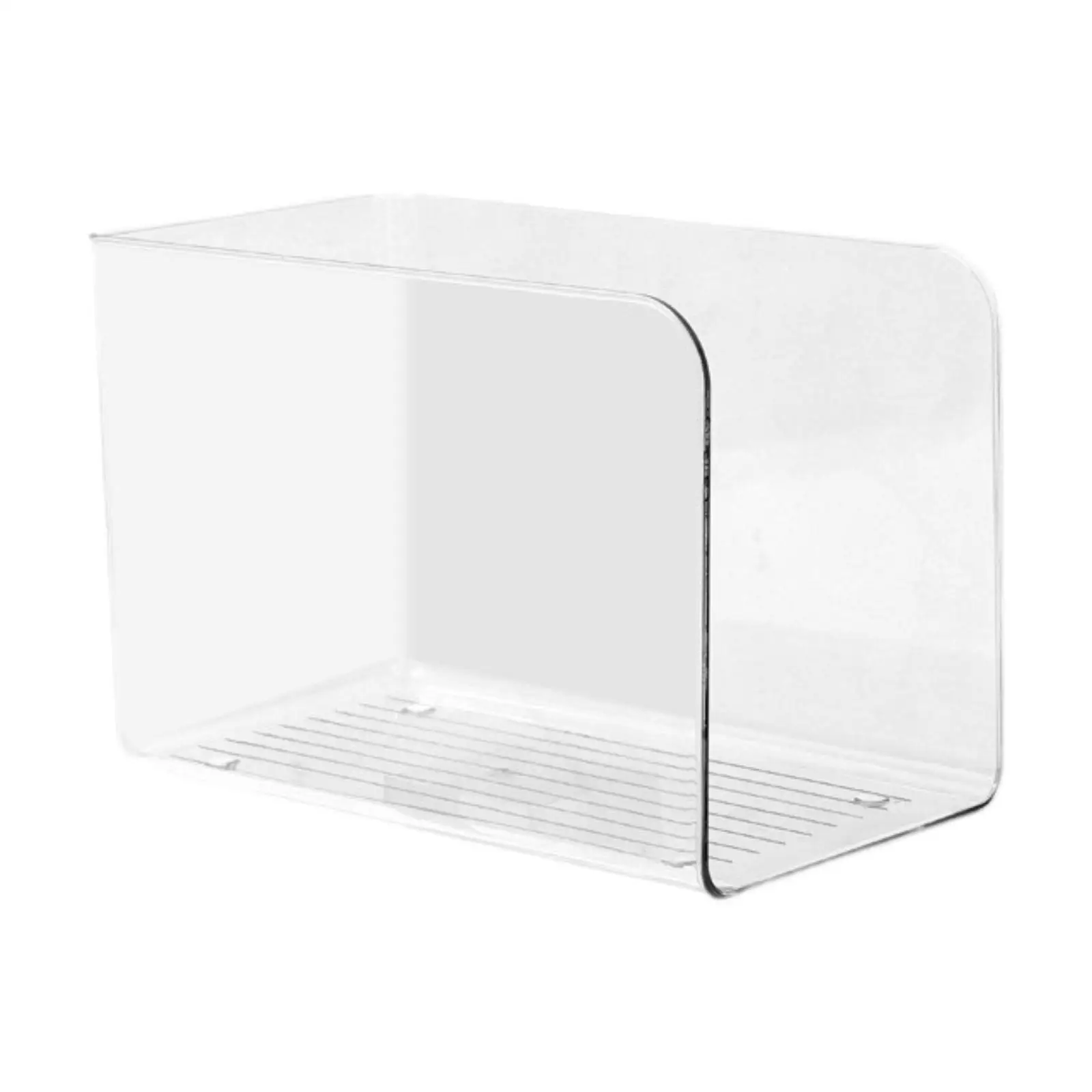 Clear Magazine Holder, File Sorter, Countertop Mail Organizer, Desktop Book Storage Desk File Holder for Document Book Laptop