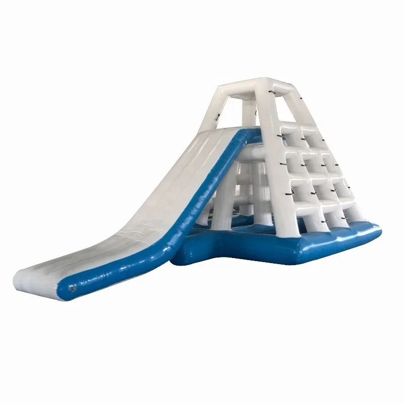 2026 Inflatable Floating Water Park Trampoline Water  Triangle Slide for Adults and Childrenpromote sales